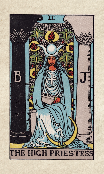 Rider Waite Tarot The High Priestess