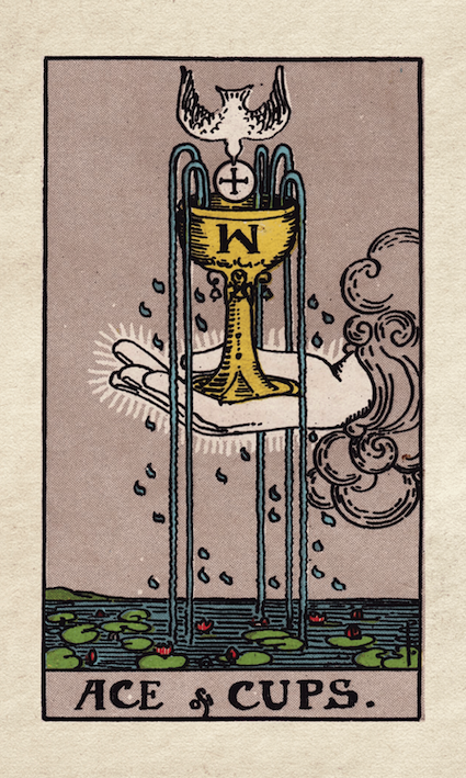 Rider-waite Ace of cups