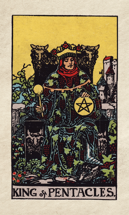 King of Pentacles Rider-Waite Tarot King of Pentacles