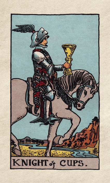 Rider Waite Knight of Cups