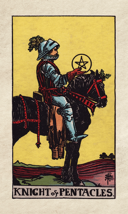 Knight of Pentacles Rider Waite Knight of Pentacles
