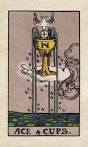 Ace of Cups stamp ace of cups