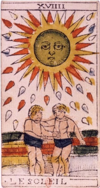 tarot de marseille The Sun