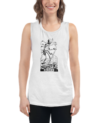 tarot death card tank top