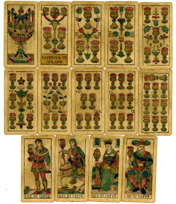 tarocchi milanese from the Brittish Museum collection